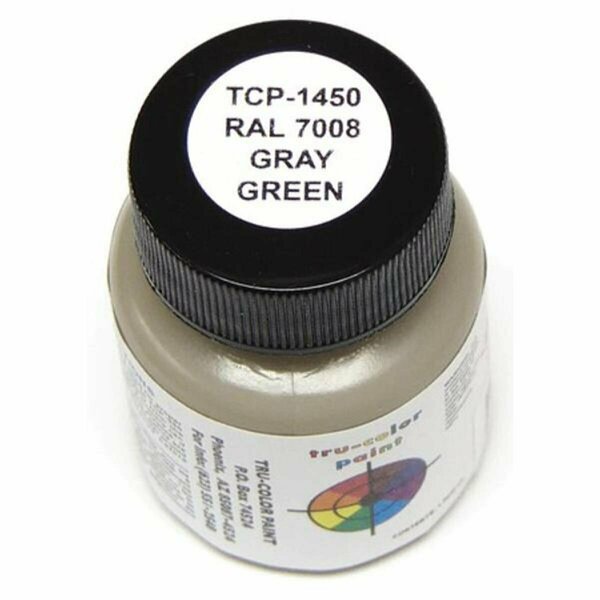Tru-Color Paint German Ral 7008 Paint, Gray & Green TCP1450